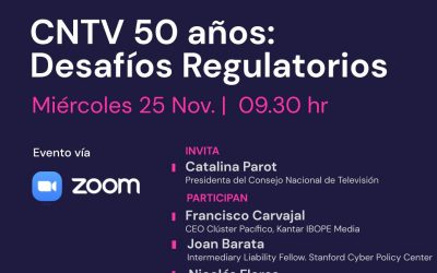 Seminario Internacional CNTV 50 años: Desafíos Regulatorios