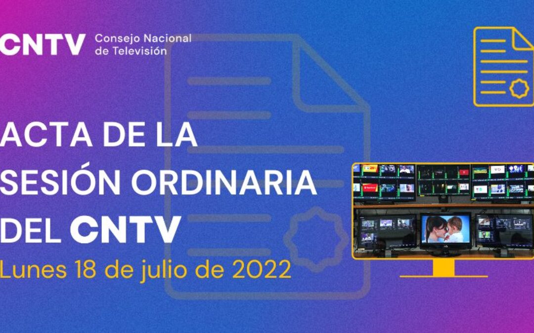 CNTV formula cargos contra VTR y CHV en su sesión del 18 de julio