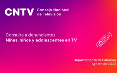 Consulta: ¿Cómo aparecen las niñas y niños en la televisión?